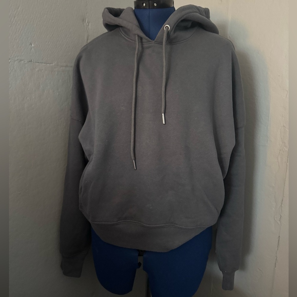 Abercrombie & Fitch Gray Pullover Hoodie Sweatshirt